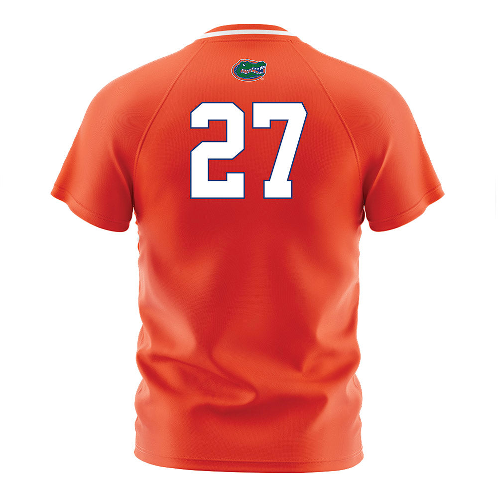 Florida - NCAA Women's Soccer : Norah Abbott - Orange Soccer Jersey-1