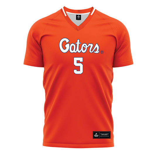 Florida - NCAA Women's Soccer : Mia Gray - Orange Soccer Jersey-0