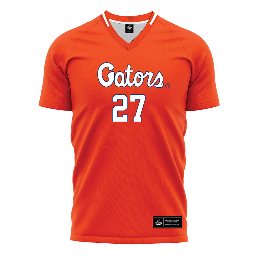 Florida - NCAA Women's Soccer : Norah Abbott - Orange Soccer Jersey-0