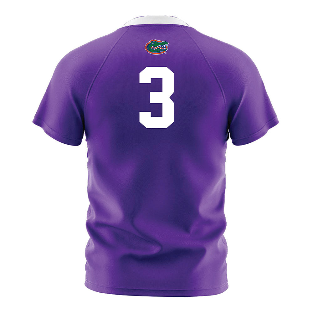 Florida - NCAA Women's Soccer : Kyra Taylor - Purple Soccer Jersey-1
