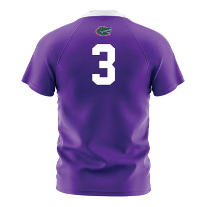 Florida - NCAA Women's Soccer : Kyra Taylor - Purple Soccer Jersey-1