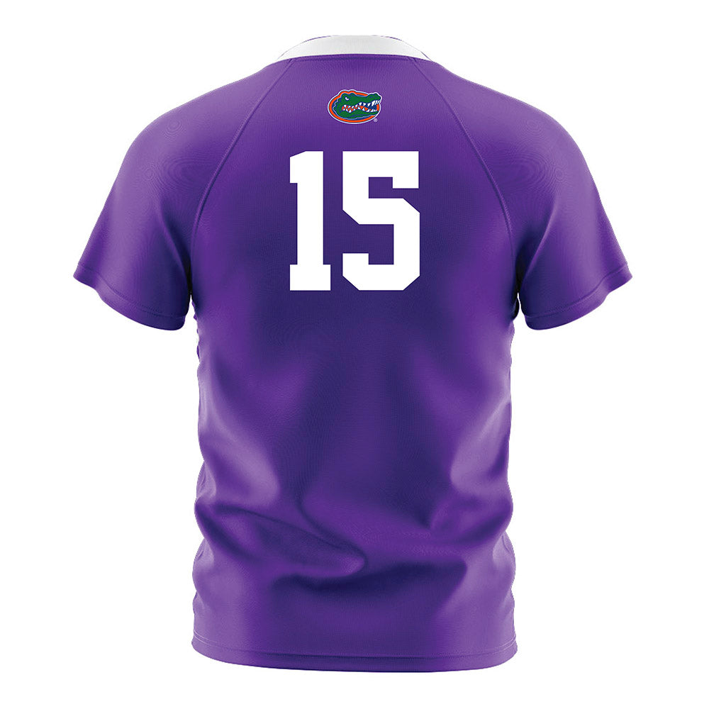 Florida - NCAA Women's Soccer : Conamora Ndana - Purple Soccer Jersey-1