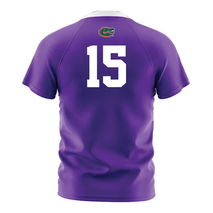 Florida - NCAA Women's Soccer : Conamora Ndana - Purple Soccer Jersey-1