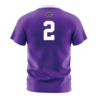Florida - NCAA Women's Soccer : Ella Petersen - Purple Soccer Jersey-1