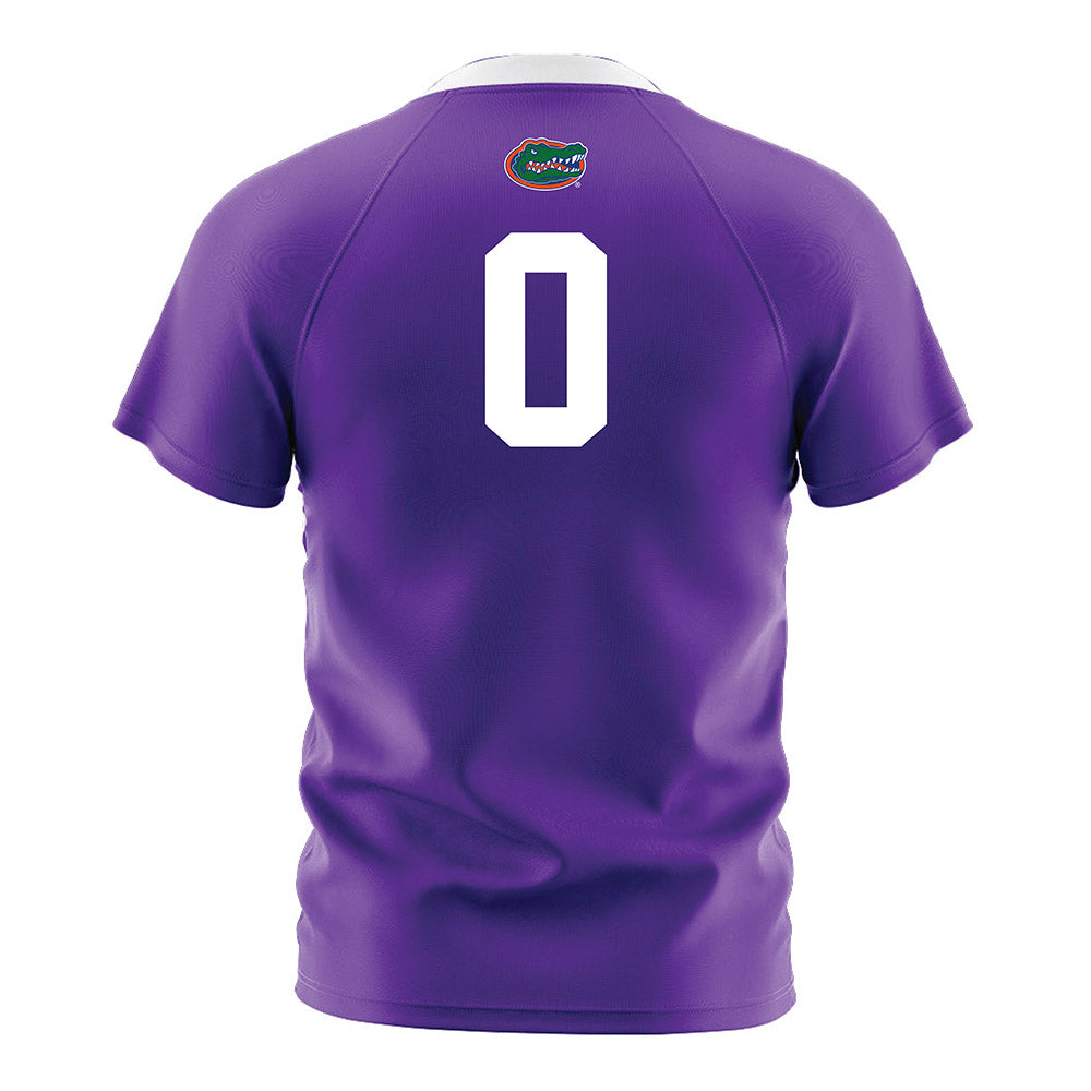 Florida - NCAA Women's Soccer : Paloma Pe�a - Purple Soccer Jersey-1