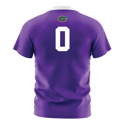 Florida - NCAA Women's Soccer : Paloma Peña - Purple Soccer Jersey-1