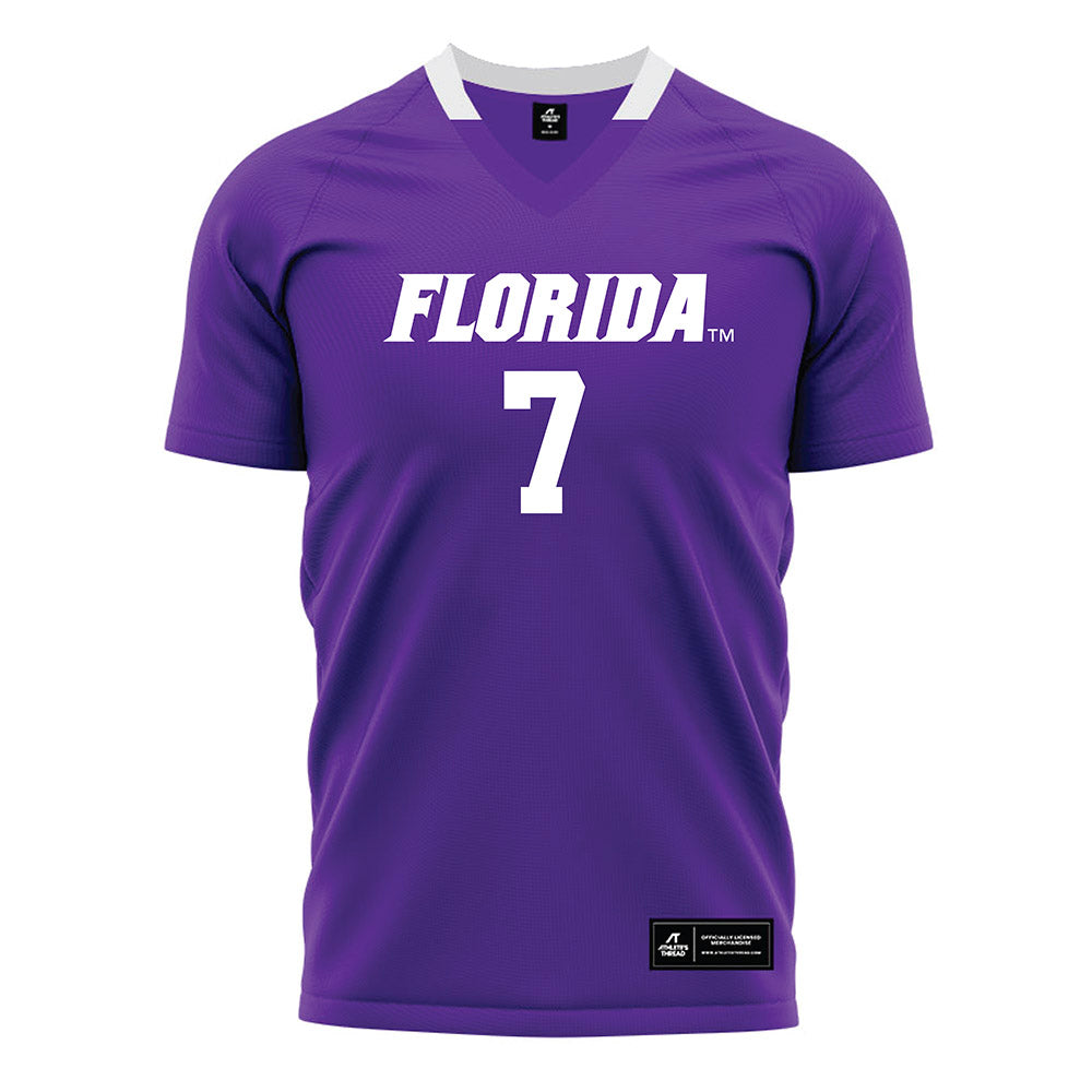 Florida - NCAA Women's Soccer : Zoe Main - Purple Soccer Jersey-0