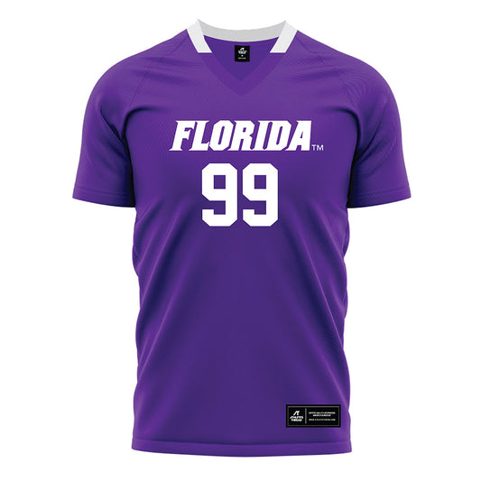 Florida - NCAA Women's Soccer : Katie Johnston - Purple Soccer Jersey-0