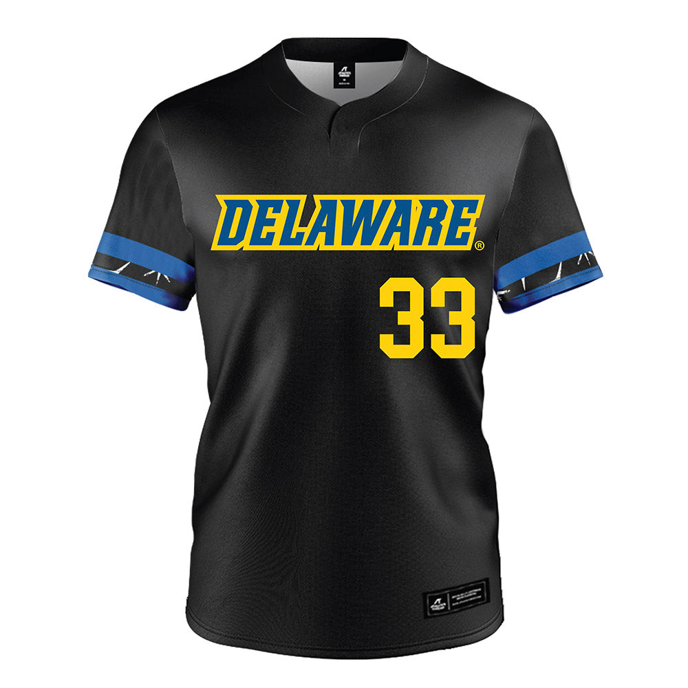 Delaware - NCAA Softball : Gabriella Pudimott - Black Jersey-0