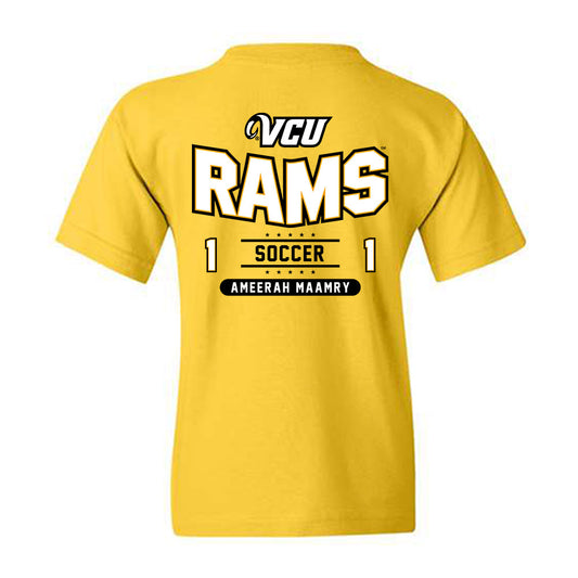 VCU - NCAA Women's Soccer : Ameerah Maamry - Classic Fashion Shersey Youth T-Shirt-0