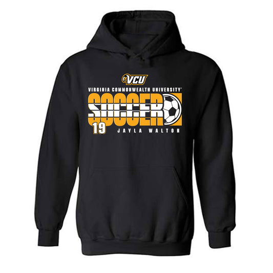 VCU - NCAA Women's Soccer : Jayla Walton - Classic Fashion Shersey Hooded Sweatshirt-0