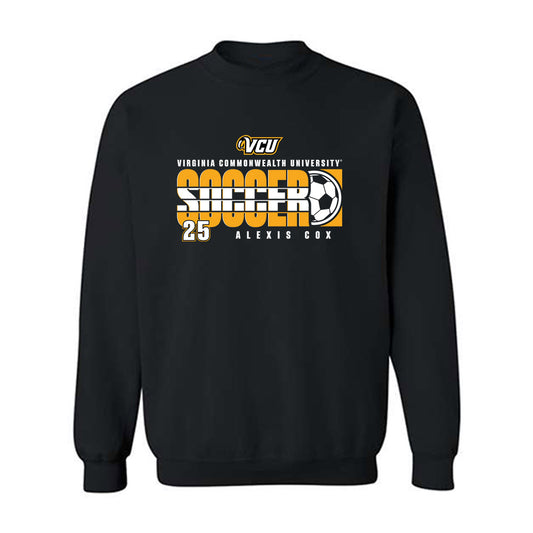 VCU - NCAA Women's Soccer : Alexis Cox - Classic Fashion Shersey Crewneck Sweatshirt-0
