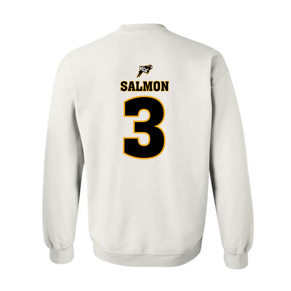 VCU - NCAA Men's Soccer : Pedro Salmon - Sports Shersey Crewneck Sweatshirt-1