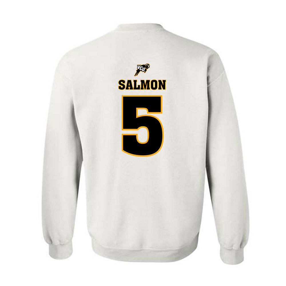 VCU - NCAA Men's Soccer : Pedro Salmon - Sports Shersey Crewneck Sweatshirt-1