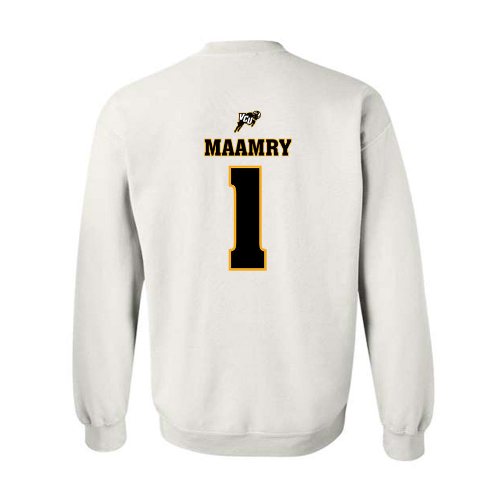 VCU - NCAA Women's Soccer : Ameerah Maamry - Sports Shersey Crewneck Sweatshirt-1