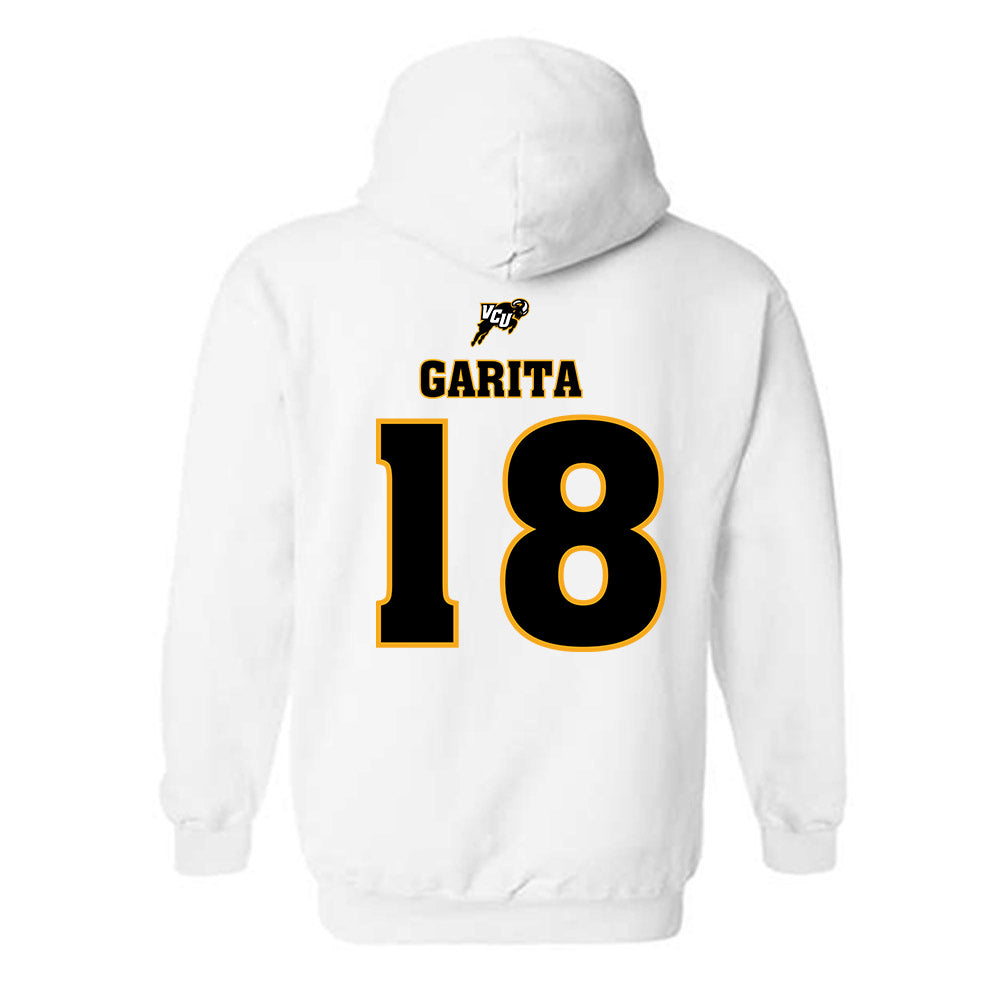 VCU - NCAA Men's Soccer : Fabian Garita - Sports Shersey Hooded Sweatshirt-1