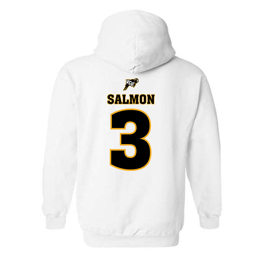 VCU - NCAA Men's Soccer : Pedro Salmon - Sports Shersey Hooded Sweatshirt-1