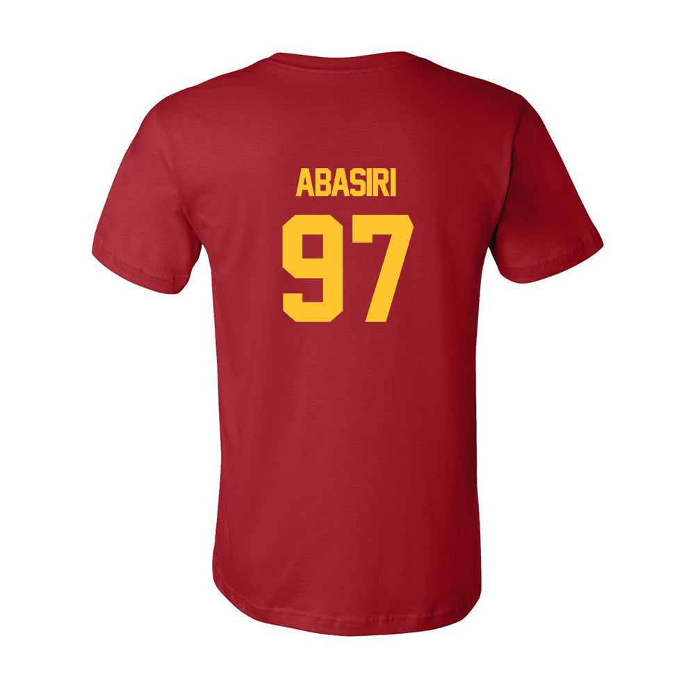 USC - NCAA Football : Jide Abasiri - Sports Shersey Jersey Tee-1