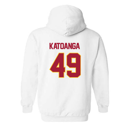 USC - NCAA Football : Simote Katoanga - Sports Shersey Hooded Sweatshirt-1