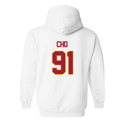 USC - NCAA Football : Brendan Cho - Sports Shersey Hooded Sweatshirt-1