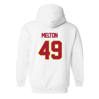 USC - NCAA Football : Fisher Melton - Sports Shersey Hooded Sweatshirt-1