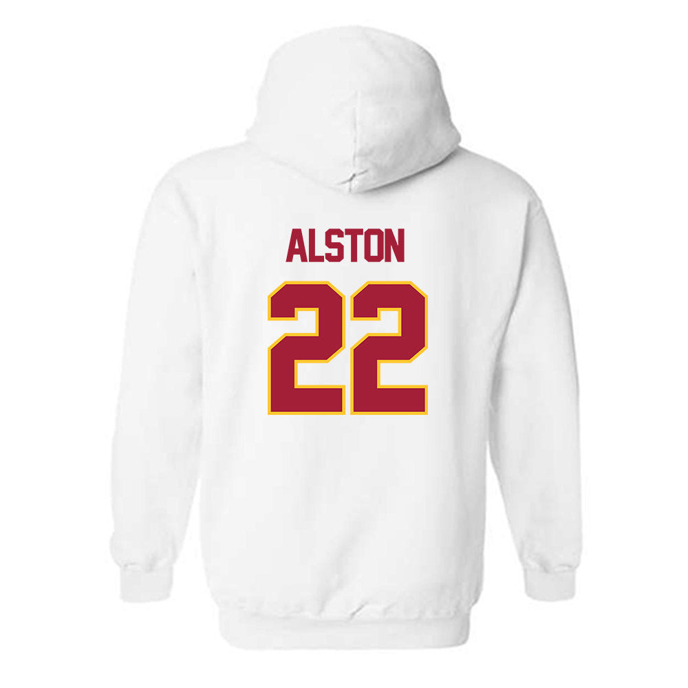 USC - NCAA Football : Shahn Alston - Sports Shersey Hooded Sweatshirt-1