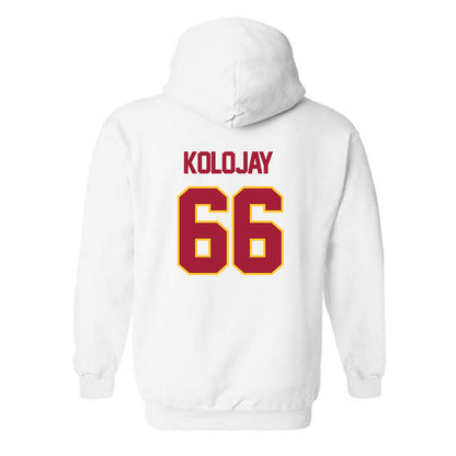 USC - NCAA Football : Breck Kolojay - Sports Shersey Hooded Sweatshirt-1