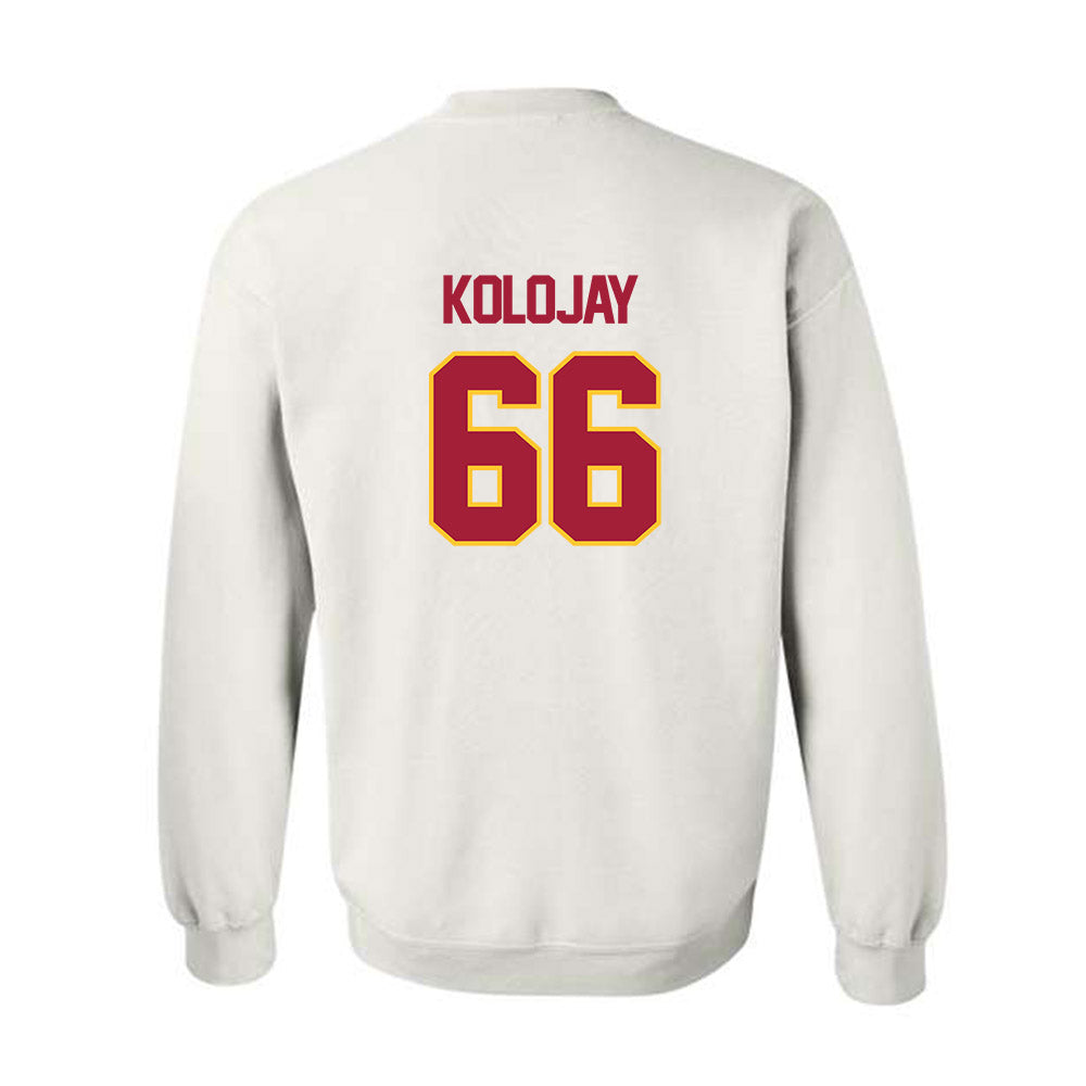 USC - NCAA Football : Breck Kolojay - Sports Shersey Crewneck Sweatshirt-1