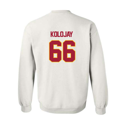 USC - NCAA Football : Breck Kolojay - Sports Shersey Crewneck Sweatshirt-1