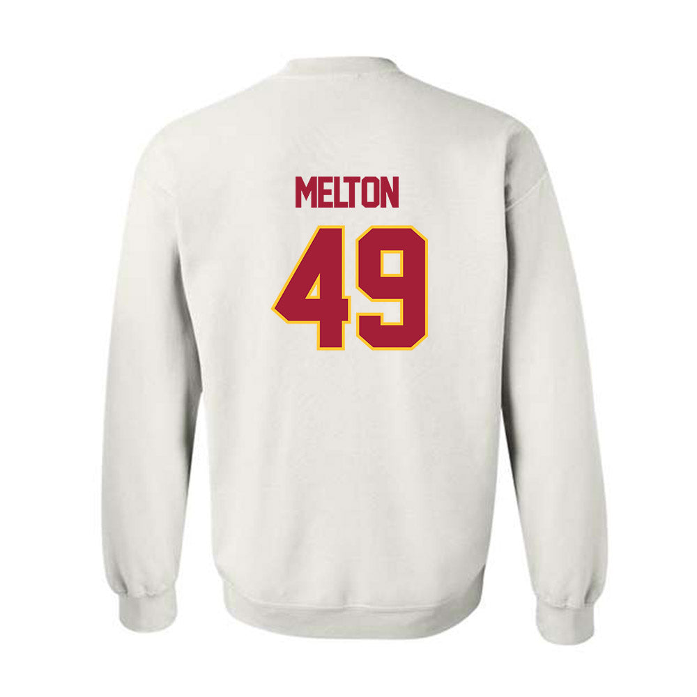 USC - NCAA Football : Fisher Melton - Sports Shersey Crewneck Sweatshirt-1