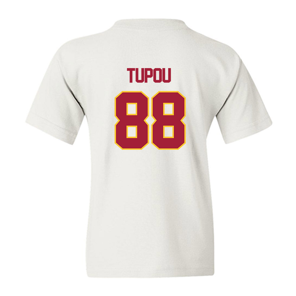 USC - NCAA Football : Taniela Tupou - Sports Shersey Youth T-Shirt-1