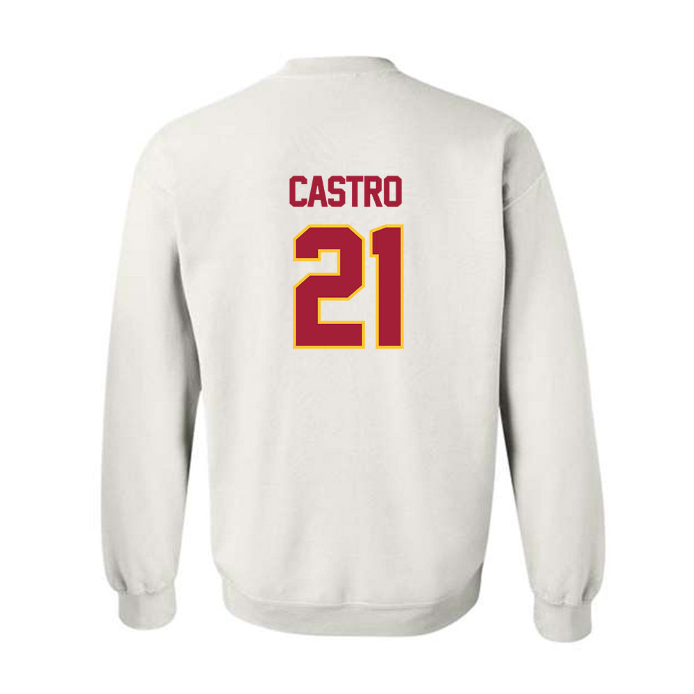 USC - NCAA Football : Trestin Castro - Sports Shersey Crewneck Sweatshirt-1