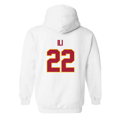 USC - NCAA Football : Talanoa Ili - Sports Shersey Hooded Sweatshirt-1