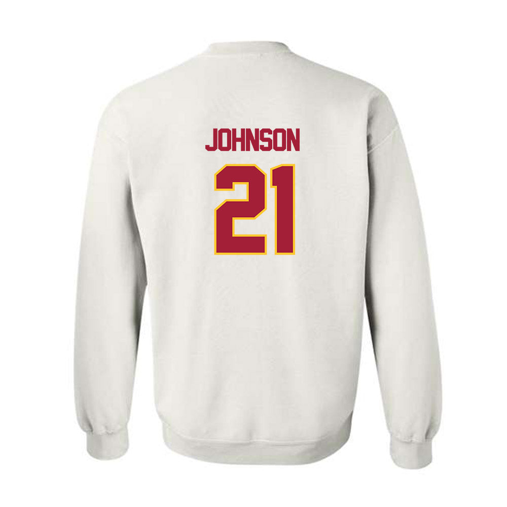 USC - NCAA Football : Chasen Johnson - Sports Shersey Crewneck Sweatshirt-1
