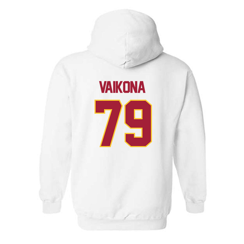 USC - NCAA Football : Elijah Vaikona - Sports Shersey Hooded Sweatshirt-1