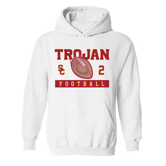 USC - NCAA Football : Rock Hill - Sports Shersey Hooded Sweatshirt-0