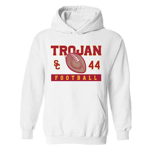 USC - NCAA Football : Braeden Jones - Sports Shersey Hooded Sweatshirt-0