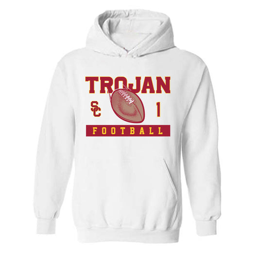 USC - NCAA Football : Boobie Feaster - Sports Shersey Hooded Sweatshirt-0