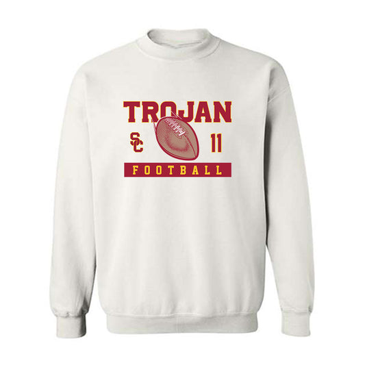 USC - NCAA Football : Tucker Ashcraft - Sports Shersey Crewneck Sweatshirt-0