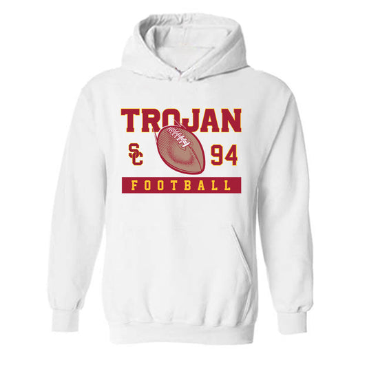 USC - NCAA Football : Luke Wafle - Sports Shersey Hooded Sweatshirt-0