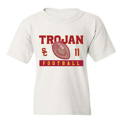 USC - NCAA Football : Tucker Ashcraft - Sports Shersey Youth T-Shirt-0