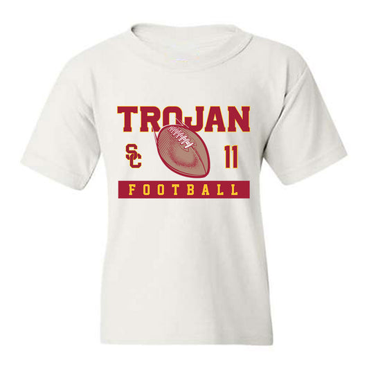 USC - NCAA Football : Tucker Ashcraft - Sports Shersey Youth T-Shirt-0