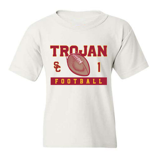 USC - NCAA Football : Boobie Feaster - Sports Shersey Youth T-Shirt-0