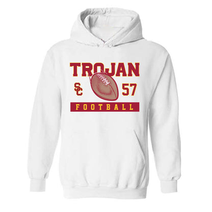 USC - NCAA Football : Esun Tafa - Sports Shersey Hooded Sweatshirt-0