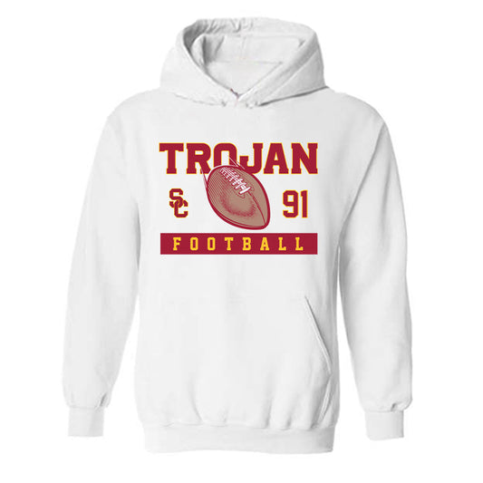 USC - NCAA Football : Alex VanSumeren - Sports Shersey Hooded Sweatshirt-0