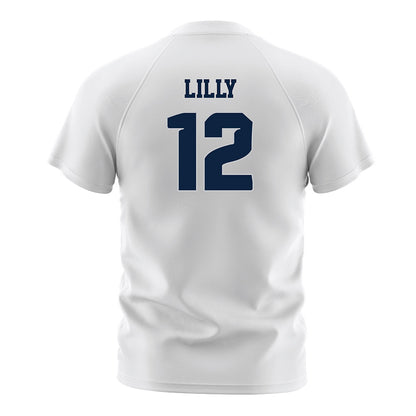 Samford - NCAA Women's Soccer : Langston Lilly - White Soccer Jersey-1