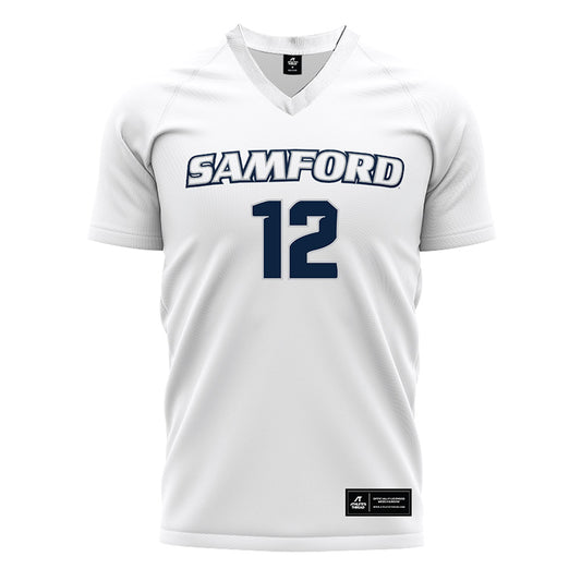 Samford - NCAA Women's Soccer : Langston Lilly - White Soccer Jersey-0