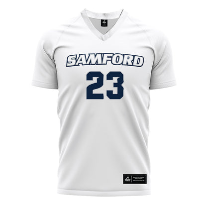 Samford - NCAA Women's Soccer : Alex Parr - White Soccer Jersey-0