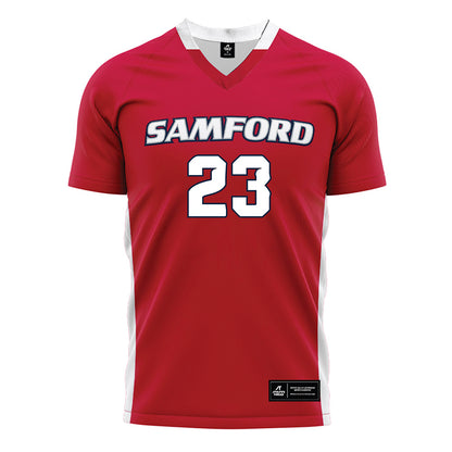 Samford - NCAA Women's Soccer : Alex Parr - Red Soccer Jersey-0