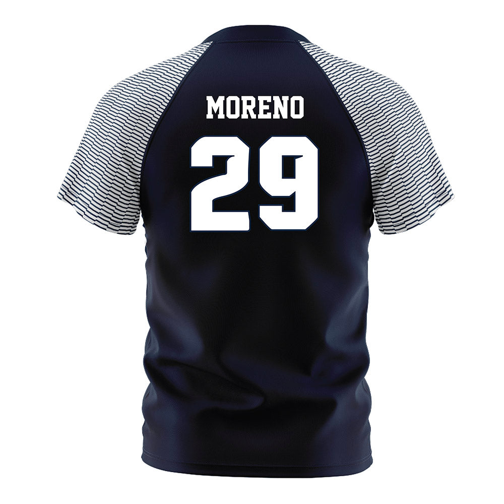 Samford - NCAA Women's Soccer : Isabella Moreno - Navy Soccer Jersey-1